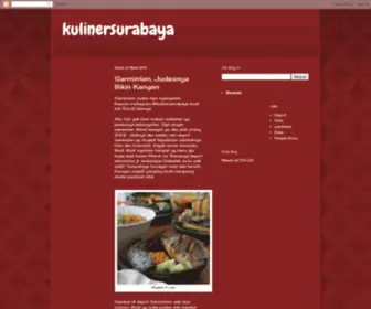 Kulinersurabaya.net(Wisata kuliner surabaya) Screenshot