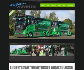 Kuljetusauvinen.fi(Kuljetus Auvinen) Screenshot