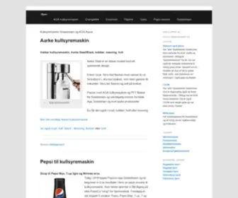 Kullsyremaskin.no(Sodastream) Screenshot