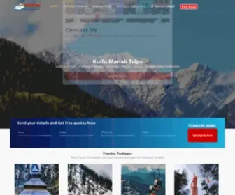 Kullumanalitrips.com(Manali Tour Package) Screenshot