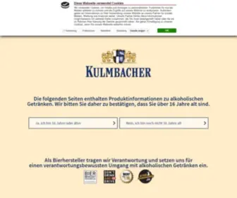 Kulmbacher.de(Kulmbacher Edelherb) Screenshot
