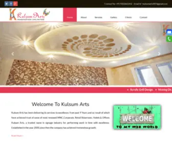 Kulsumarts.com(LED Sign Board) Screenshot
