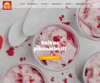 Kultamuna.fi(Etusivu) Screenshot