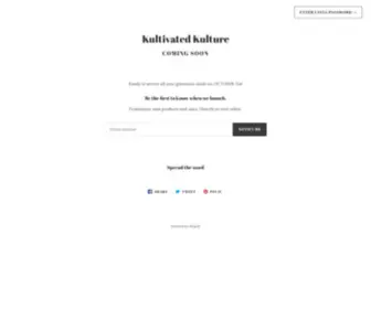 Kultivatedkulture.com(Kultivated Kulture) Screenshot