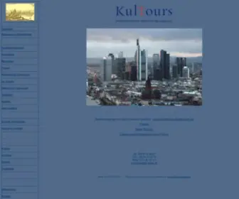 Kultours-Frankfurt.de(Kultours) Screenshot