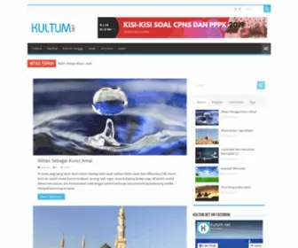 Kultum.net(Adalah blog yang berisi materi kultum (Kuliah Tujuh Menit)) Screenshot