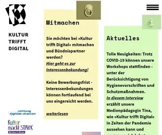 Kultur-Trifft-Digital.de(Kultur trifft Digital) Screenshot