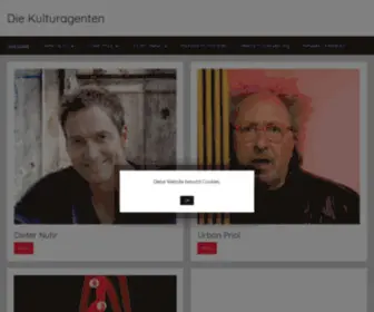 Kulturagenten.de(Herzlich Willkommen auf den Internetseiten der Agentur Die Kulturagenten) Screenshot