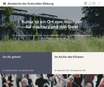 Kulturellebildung.de(Kulturellebildung) Screenshot