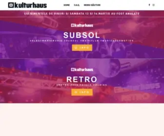 Kulturhaus.ro(Kulturhaus Bukarest) Screenshot