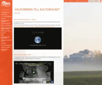 Kulturhuset.nu(Kulturhuset) Screenshot