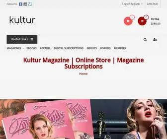 Kulturmagazine.com(Kultur Magazine) Screenshot