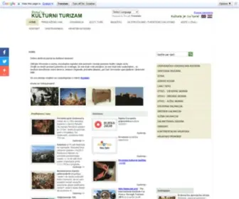 Kulturni-Turizam.com(PORTAL ZA KULTURNI TURIZAM) Screenshot