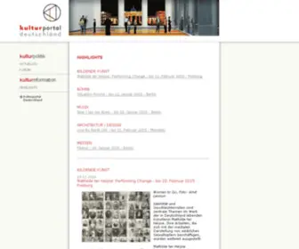 Kulturportal-Deutschland.de(Kulturportal Deutschland) Screenshot