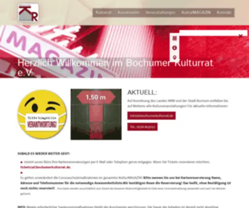 Kulturrat-Bochum.de(Bochumer Kulturrat e.V) Screenshot