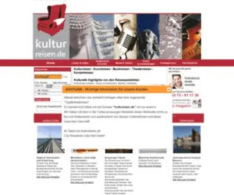 Kulturreisen.de(Kunstreisen) Screenshot