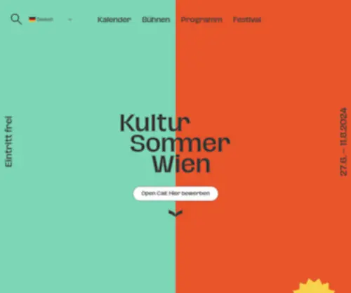 Kultursommer.wien(Kultursommer Wien 2023) Screenshot