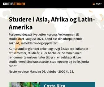 Kulturstudier.no(Studere i Asia) Screenshot