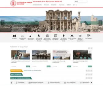 Kulturvarliklari.gov.tr(Kültür Varlıkları ve Müzeler Genel Müdürlüğü) Screenshot