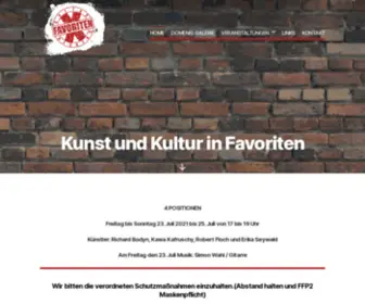 Kulturverband-Favoriten.at(Kulturverband Favoriten) Screenshot