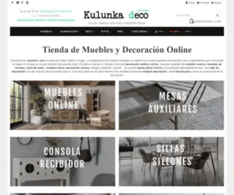 Kulunkadeco.es(Tienda Decoración OnLine y Muebles Online) Screenshot