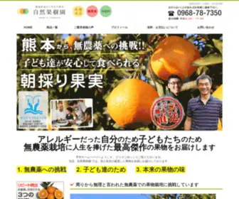 Kumamoto-Natural-Fruits.com(無農薬) Screenshot