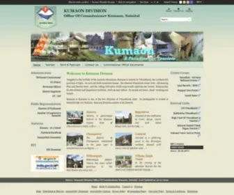 Kumaon.gov.in(Kumaon Division) Screenshot