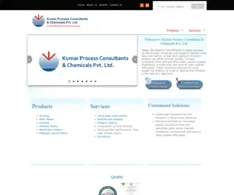 Kumarfilter.com(Kumar Process Filters) Screenshot