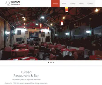 Kumarirestaurantandbar.com(Kumari Restaurant & Bar) Screenshot