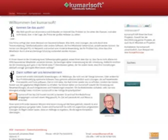 Kumarisoft.de(Kumarisoft erstellt individuelle Software und Internetauftritte) Screenshot