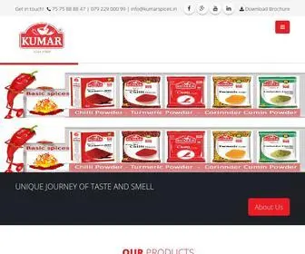 Kumarspices.in(Kumar Spices) Screenshot