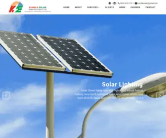 Kumblesolar.com(Kumble Solar Energy) Screenshot