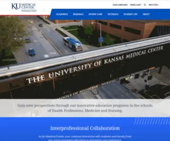 Kumc.edu(The University of Kansas Medical Center (KUMC)) Screenshot