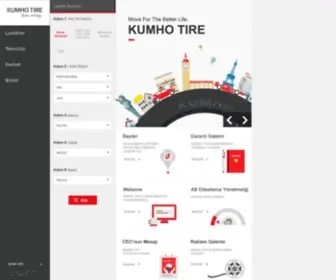 Kumho.com.tr(Türkiye) Screenshot