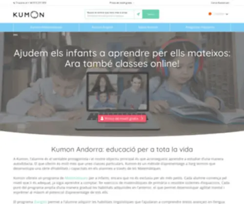 Kumon.ad(Ajudem els infants a aprendre per ells mateixos) Screenshot