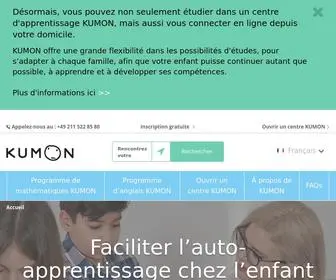 Kumon.lu(Centres d'apprentissage) Screenshot