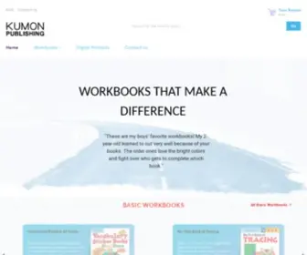 Kumonbooks.com(Kumon Publishing) Screenshot