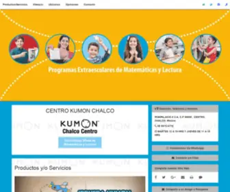 Kumonchalco.com.mx(Redireccion) Screenshot