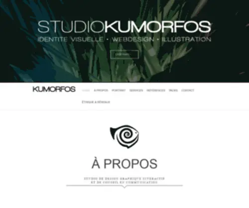 Kumorfos.com(Studio Kumorfos Kumorfos /// Design graphique et conseil en communication ///) Screenshot