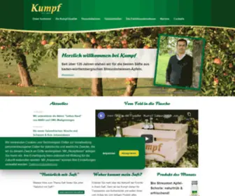 Kumpf-Saft.de(Aus Liebe zu Saft) Screenshot