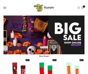 Kumplo.com(Kumplo Socks) Screenshot