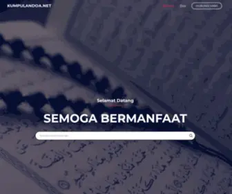 Kumpulandoa.net(Kumpulan Doa Islam) Screenshot
