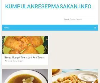 Kumpulanresepmasakan.info(Kumpulanresepmasakan info) Screenshot