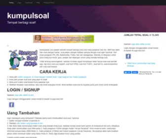 Kumpulsoal.com(Tempat aneka macam kumpulan soal) Screenshot