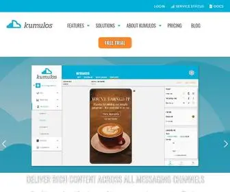 Kumulos.com(Mobile App Engagement Made Easy) Screenshot