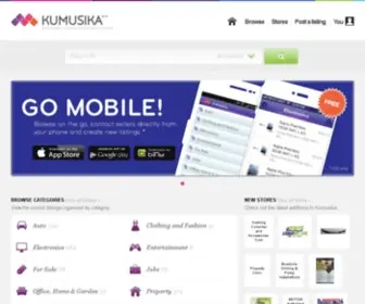 Kumusika.co.zw(Buy and sell online) Screenshot