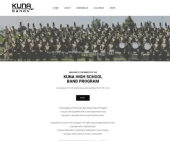 Kunabands.com(Kuna Bands) Screenshot