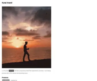 Kunalanand.com(Kunal Anand) Screenshot