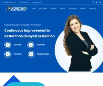 Kunchams.com(Kuncham software solutions) Screenshot