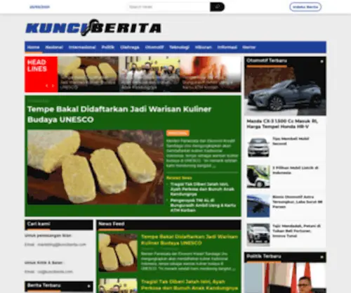 Kunciberita.com(Kunciberita) Screenshot